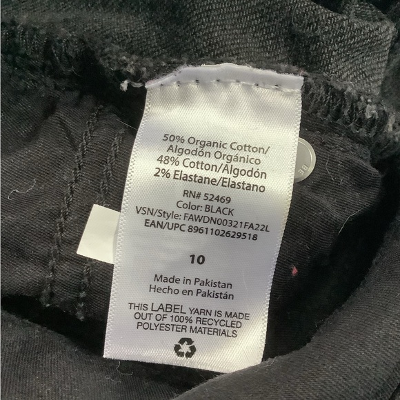 Closet Dump EUC Free Assembly Black Denim Jeans - Picture 5 of 6